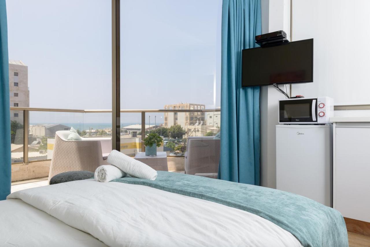 Studio & Apartments On The Beach By Aspentlv Tel Aviv Eksteriør bilde